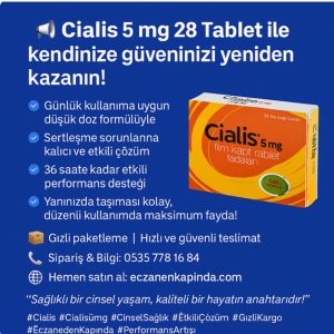 Cialis 5 Mg 28 Tablet 3 Kutu